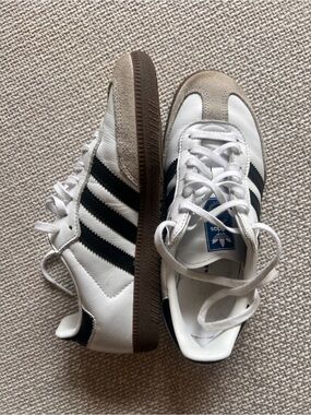 Adidas Samba OG White Black Gum Sneakers Kid’s 4.5